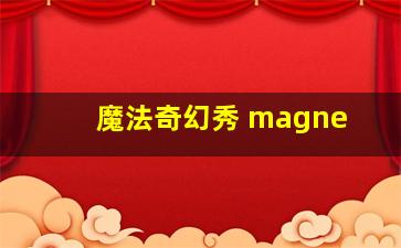 魔法奇幻秀 magne